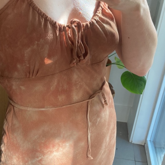 JEU ILLIMITÉ hand tie dyed maxi dress - Picture 12 of 13